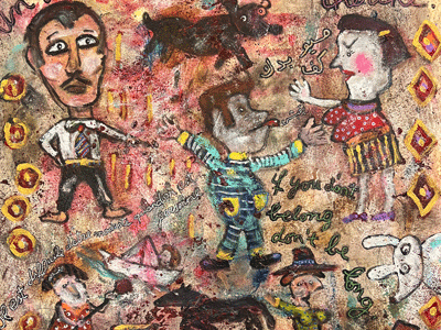 One Brush Two Worlds